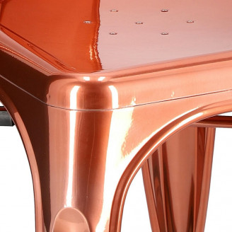 Miedziane krzesło designerskie Paris D2.Design do salonu i jadalni