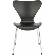 Krzesło designerskie z tworzywa Martinus czarne D2.Design do salonu i jadalni