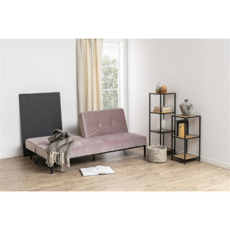 Stylowa Sofa 3 osobowa rozkładana Perugia Różowa Actona do salonu i przedpokoju.