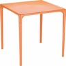 Stół ogrodowy plastikowy Mango 72x72 pomarańczowy Siesta