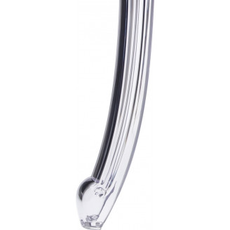 Stylowy Stół prostokątny Ghost 120x80 przezroczysty D2.Design do salonu i kuchni
