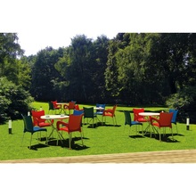 Krzesło ogrodowe z podłokietnikami Romeo beżowe Siesta