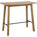 Drewniany stół barowy Chara 117x58 dąb D2.Design do jadalni, kuchni i salonu.