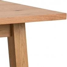 Drewniany stół barowy Chara 117x58 dąb D2.Design do jadalni, kuchni i salonu.