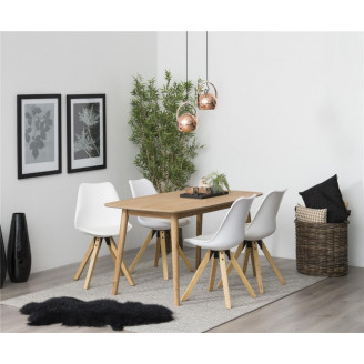 Stół prostokątny skandynawski Nagano 150x80 dąb D2.Design do jadalni, kuchni i salonu.
