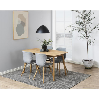 Stół prostokątny skandynawski Nagano 150x80 dąb D2.Design do jadalni, kuchni i salonu.