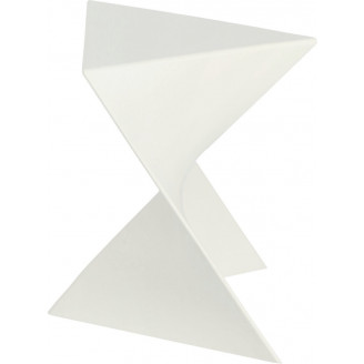 Designerski Stolik boczny ZZ 40x40 biały D2.Design do salonu i poczekalni.