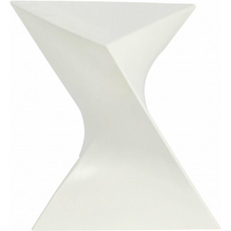 Designerski Stolik boczny ZZ 40x40 biały D2.Design do salonu i poczekalni.