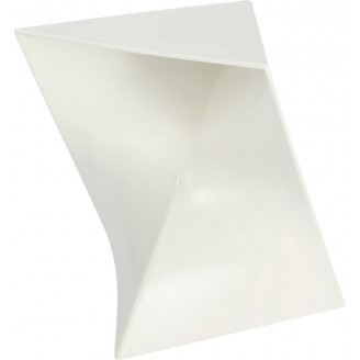 Designerski Stolik boczny ZZ 40x40 biały D2.Design do salonu i poczekalni.