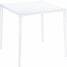 Stół ogrodowy plastikowy Mango 72x72 biały Siesta