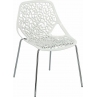 Designerskie Krzesło ażurowe nowoczesne Cepelia białe D2.Design do kuchni, kawiarni i restauracji.