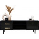 Komoda industrialna na nóżkach Object024 160 czarna NG Design do salonu i sypialni