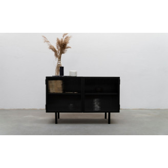 Komoda industrialna na nóżkach Object027 115 czarna NG Design do salonu i sypialni