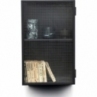 Półka metalowa zamykana Object029 czarna NG Design na książki do salonu i sypialni