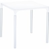 Stół ogrodowy plastikowy Mango Alu 72x72 biały Siesta