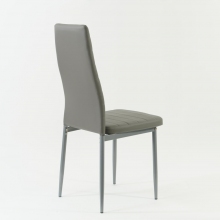 Krzesło z ekoskóry H-261 bis szare Signal do salonu, kuchni i jadalni.