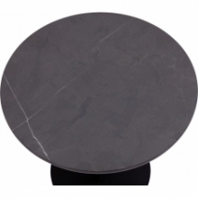 Stolik kanapowy okrągły Slid 30 grey pietra Nordifra do salonu
