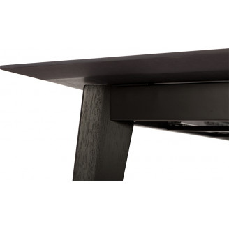 Stylowy Stół rozkładany Bord 140x90 grey pietra Nordifra do salonu i kuchni