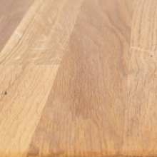 Stół drewniany kwadratowy na jednej nodze Puro 60x60 dąb naturalny/czarny Signal do kuchni, jadalni i salonu.