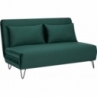 Sofa tapicerowana rozkładana Zenia zielona Signal do spania dla gości
