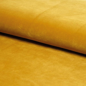 Sofa welurowa 2 osobowa Karo Velvet curry Signal poczekalni, recepcji i holu 2