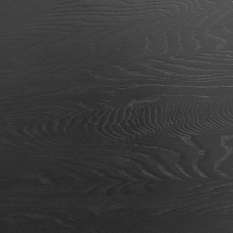 Designerski Stół okrągły drewniany Object035 110 czarny dąb NG Design do salonu i jadalni