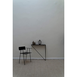 Designerska Konsola metalowa Object036 czarna NG Design do przedpokoju