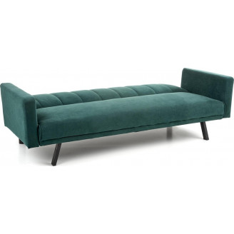 Sofa welurowa rozkładana Armando 192 zielona Halmar do salonu