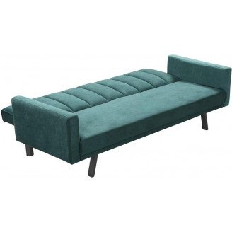 Sofa welurowa rozkładana Armando 192 zielona Halmar do salonu