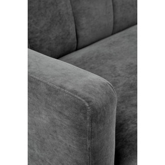 Sofa welurowa rozkładana Armando 192 szara Halmar do salonu