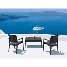 Krzesło ogrodowe rattanowe Ibiza brązowe Siesta