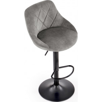 Hoker welurowy szary Halmar H101 | Komfort i styl