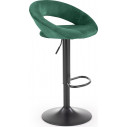 Hoker welurowy H102 ciemny zielony Halmar