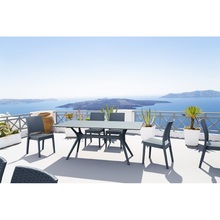 Stół ogrodowy Ibiza 180x90 ciemnoszary Siesta do salonu, kuchni i jadalni.