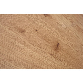 Stół loft z półką Jackson 160x90 dąb złoty/czarny Halmar do salonu i jadalni