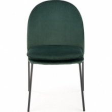 Modne Krzesło welurowe K443 ciemne zielone Halmar do kuchni i jadalni