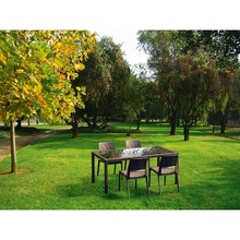 Krzesło ogrodowe rattanowe Verona brązowe Siesta