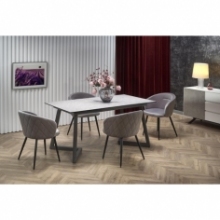 Stół nowoczesny rozkładany Tiziano 160x90 szary Halmar do salonu i jadalni