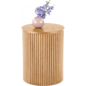 Stolik boczny drewniany Woody 40 naturalny Halmar do salonu, recepcji i poczekalni 2