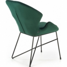 Modne Krzesło welurowe nowoczesne K458 zielone Halmar do kuchni i jadalni