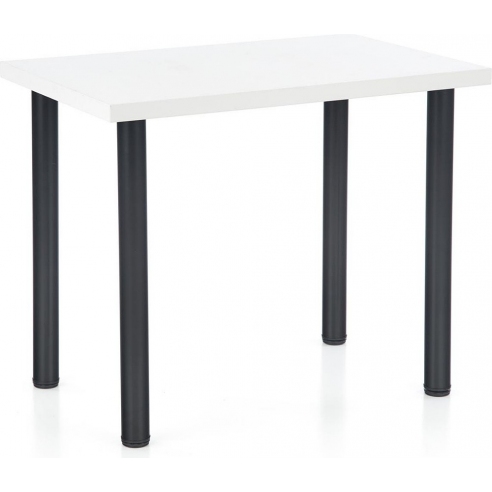 Stół prostokątny Modex Black 90x60 biały Halmar do salonu i jadalni