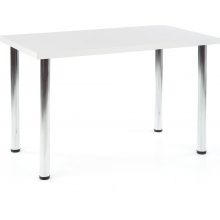 Stół prostokątny Modex Chrome 90x60 biały Halmar do salonu i jadalni