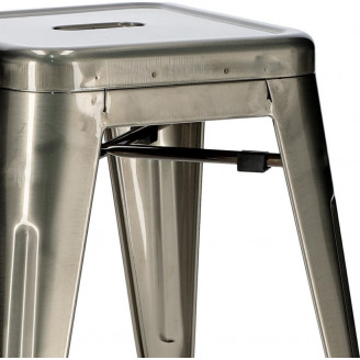Stylowy Taboret metalowy Paris metalowy D2.Design do kuchni i przedpokoju.