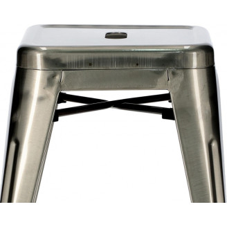 Stylowy Taboret metalowy Paris metalowy D2.Design do kuchni i przedpokoju.