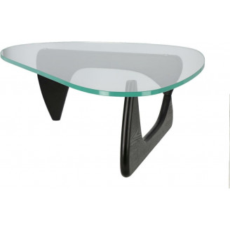 Designerski Stolik kawowy szklany Trix 125x90 przezroczysty/czarny D2.Design do salonu i poczekalni.