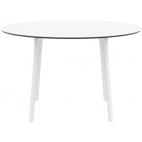 Stół okrągły MAYA 120 biały Siesta do salonu, kuchni i jadalni. 2