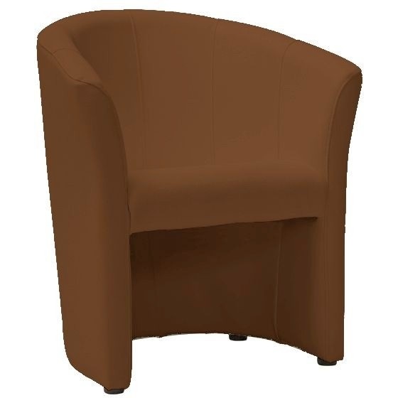 Designerski Fotel klubowy TM-1 jasno brązowy Signal do salonu, kawiarni czy restauracji.