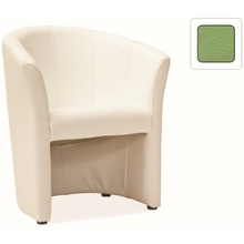 Designerski Fotel klubowy TM-1 zielony Signal do salonu, kawiarni czy restauracji.