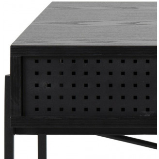 Biurko Actona Angus 110 Czarny - Industrialny Design