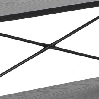 Regał Actona Angus 94 Czarny | Industrialny Design